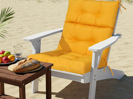 2 Piece High Back Patio Chair Cushion Set