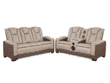 Bruno - Power Reclining Living Room Set With LED Lighting