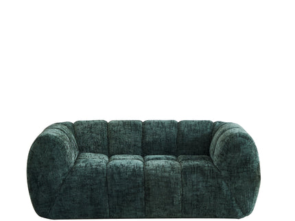 Quilted Cloud Sofa With Rounded Armrests And Piano Key Backrest Design