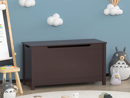 Toy Box Storage With Safety Hinged Lid