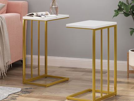 Modern Glam C - Shape End Table