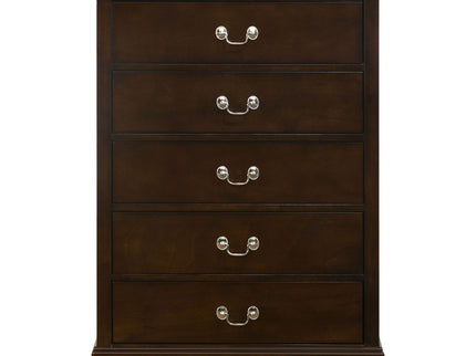 Janson - 5 Drawer Bedroom Chest - Cappuccino