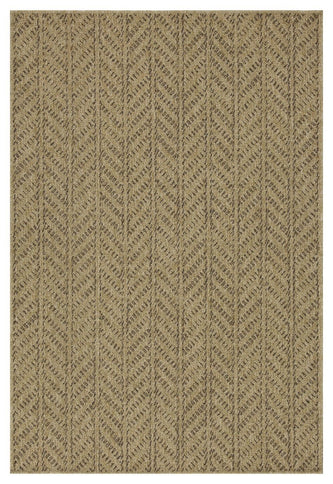 Earth - 7'10" X 10'3" Indoor, Outdoor Area Rug - Mocha, Natural