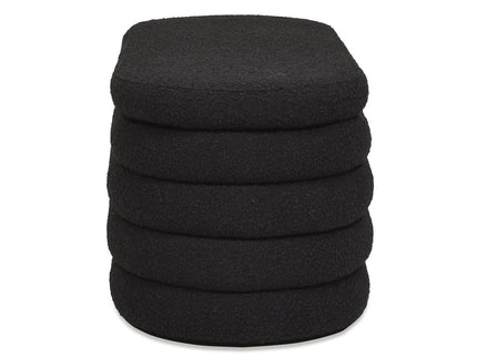 Fuji - Upholstered Oval Storage Bench