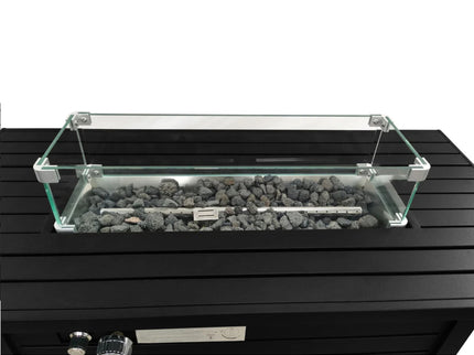 Propane Outdoor Fire Pit Table With Lid Versatile Fuel Options