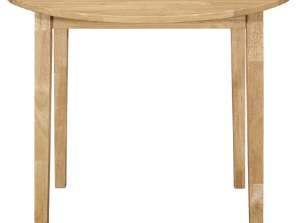 3 Piece Dining Set With Drop Leaf Table And Upholstered Chairs