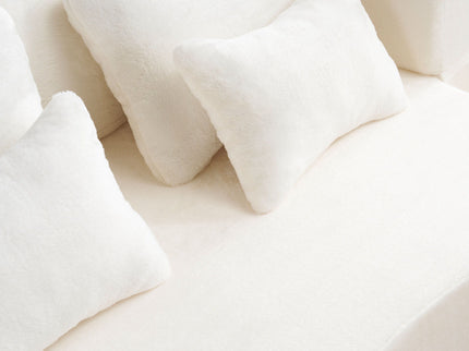 Modern Floor Sofa With 4 Pillows