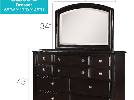 Ashford - Dresser - Cappuccino