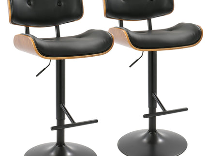 Lombardi - Mid Century Modern Adjustable Barstool