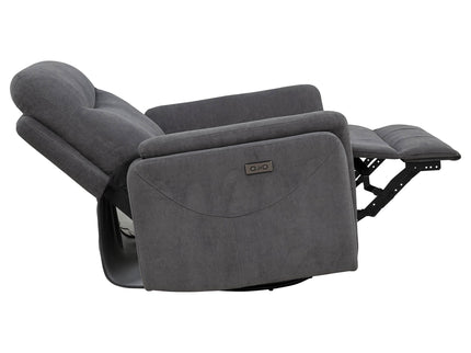 Beacon - Power Swivel Recliner With USB Charging And Adjustable Recline