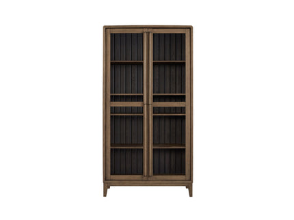 Display Cabinet - Latte / Peppercorn
