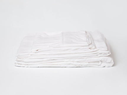 4 Piece Short Queen Brushed Microfiber Hypoallergenic Sheet Set - White
