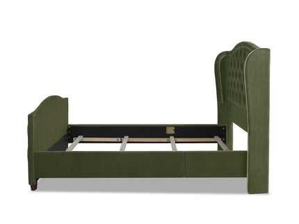 Marcella - Upholstered Shelter Headboard Bed Set