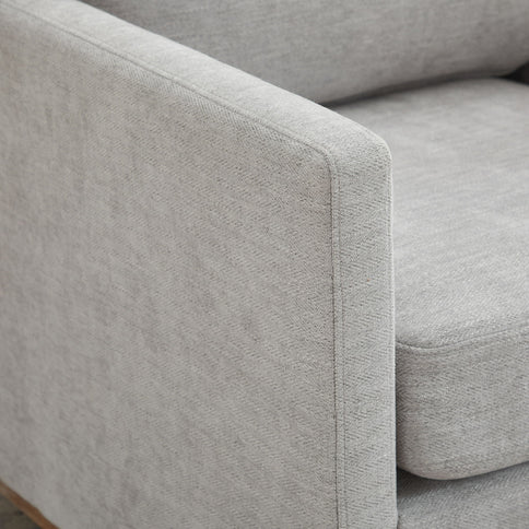 Square Upholstered Swivel Accent Chair