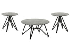 Dark Gray / 3 Pc. Coffee Table, 2 End Tables