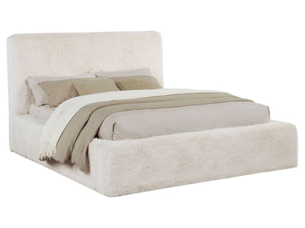 Tall Headboard Panel Bed With Padded Headboard