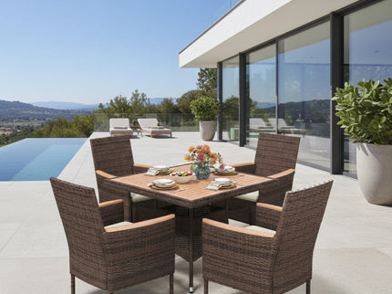 5 Piece Patio Dining Set With Table