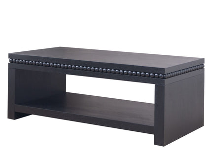 Modern Coffee Table With Beaded Trim