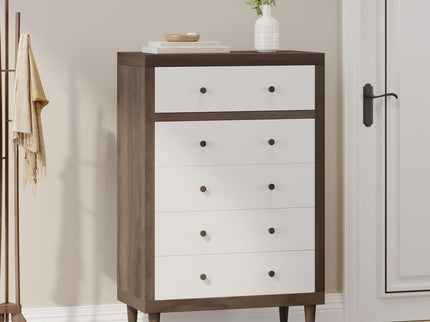 Nystrom - Mid Century Modern 5 Drawer Dresse