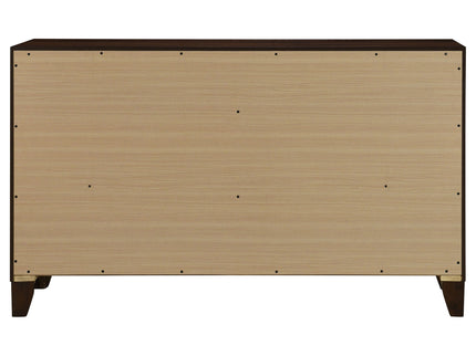 Anza - 6 Drawer Dresser Cabinet - Walnut