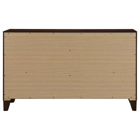 Anza - 6 Drawer Dresser Cabinet - Walnut