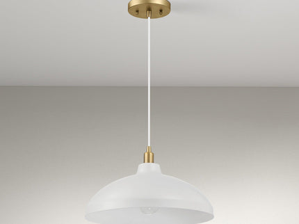 Astral - Single Light Pendant Lamp For Entrance Kitchen Island - Gold / White