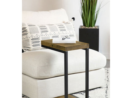 Snack Table With Industrial Base