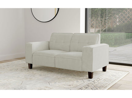 Xana - Track Arm Tufted Loveseat - Greige