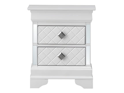 Accent Nightstand - Silver Champagne