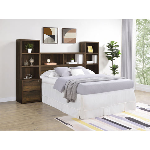 Geary - 3 Piece Bedroom Set With Bookcase Headboard