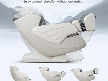 Bosscare - 2023 Brand New Update Gr8686 Massage Chairs With Ai Voice, App Control Sl Track Zero Gravity Full Body Massage Recliner - Gray