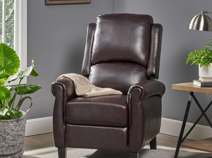 Memphis - Standard Recliner Club Chair - Burgundy