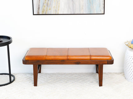Maddox - Bench - Rustic / Tan