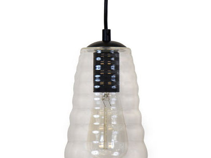Torus - Long Industrial Pendant - Clear