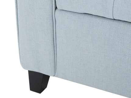 Hayes - Contemporary Armed Storage Bench With Rolled Arms And Button Tufting
