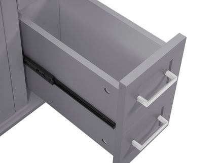 Modern Bathroom Vanity With Sink, Storage Cabinet, Soft Close Doors, Deep & Standard Drawers