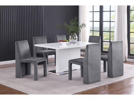 Santa Cruz - Upholstered Dining Side Chair (Set of 2) - Gray