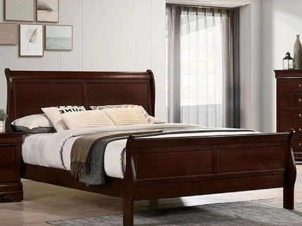 Louis Phillipe Sleigh Bed