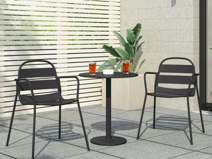 Terra Nova - Bistro Set - Matte Black