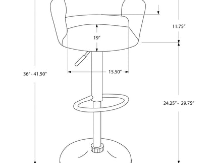 Swivel Stool Bar Height, Adjustable Versatile Seating, Contemporary & Modern