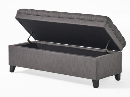 Juliana - Storage Ottoman With Birch Legs