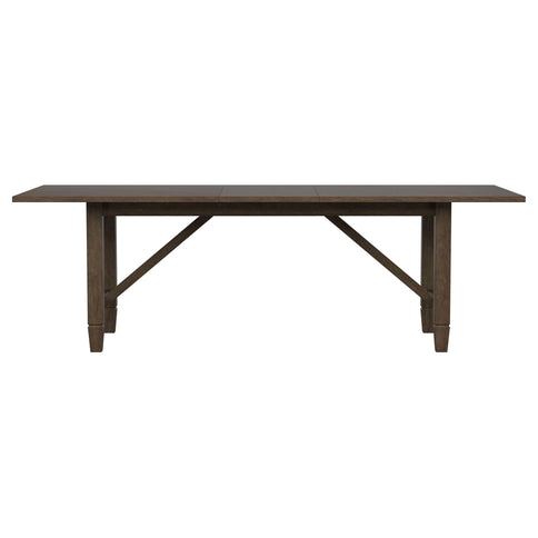 Jamie - Rectangular Dining Table With Extension Leaf - Light Brown
