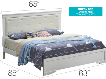 Chic Elegantly Designed Transitional Bed