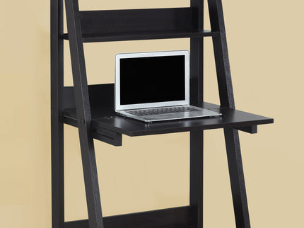 Computer Desk For Home Office, Laptop, Leaning, Storage Shelves