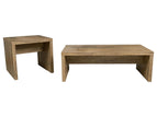 Light Brown / 2 Pc. Coffee Table, End Table