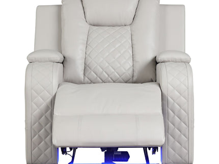 Benz - LED & Power Recliner With Adjustable Headrests And Ambient LED Lighting