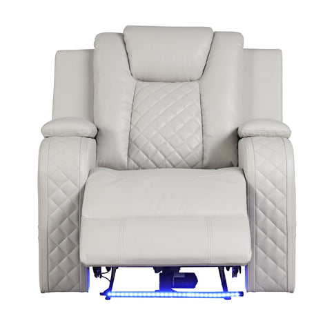 Benz - Power Recliner Set With LED Lighting And USB Charging