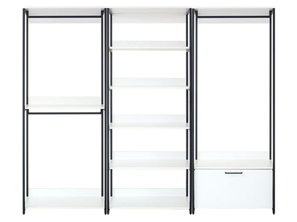 Fiona - Freestanding Walk-In Closet System - White - Wood
