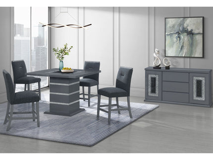 Ariya - Bar Stools (Set of 2) - Dark Gray