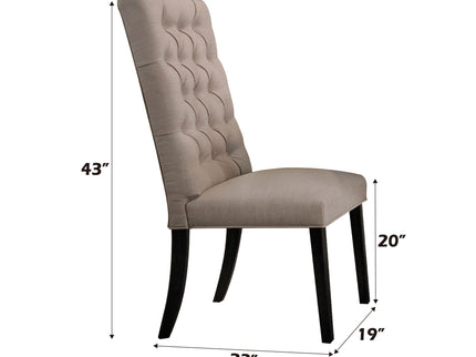 Morland - Vintage Side Chair (Set of 2) - Black / Tan